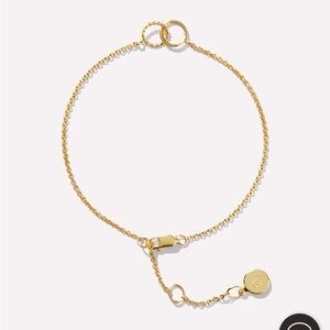 Interlocking Circles Gold Bracelet